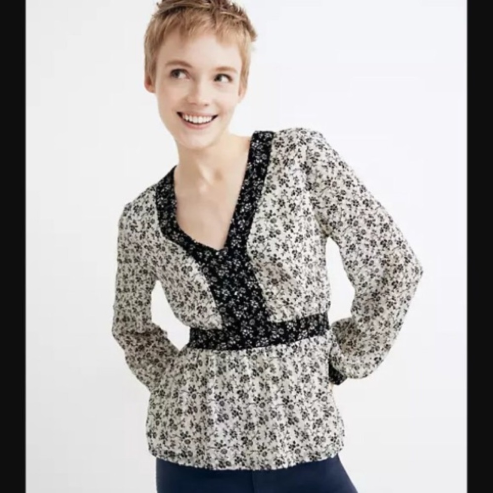 Madewell Floral Top- M